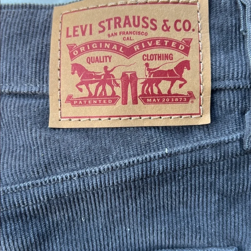 Levi’s Grey CorduroyFive Pocket Straight-Leg Jeans